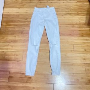 american eagle curvy ripped jeans